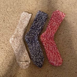 3 Pair Jcrew Camp Socks